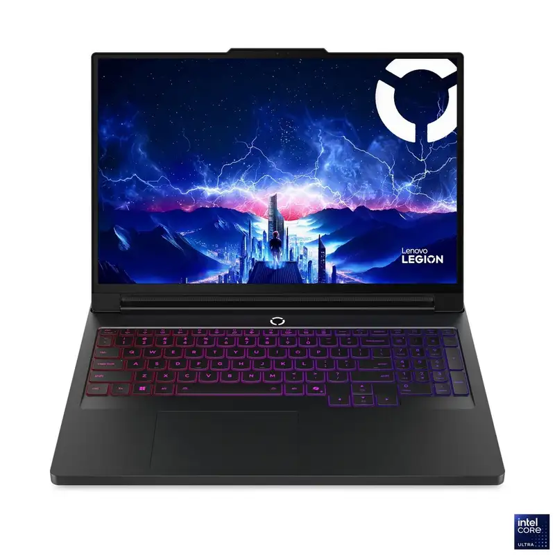 LENOVO Legion Pro 7 16IAX10H, 16" WQXGA, Intel Core Ultra 9 275HX, 32GB, 1TB, RTX5080-16GB, DOS, Eclipse Black (83F500L1YA)