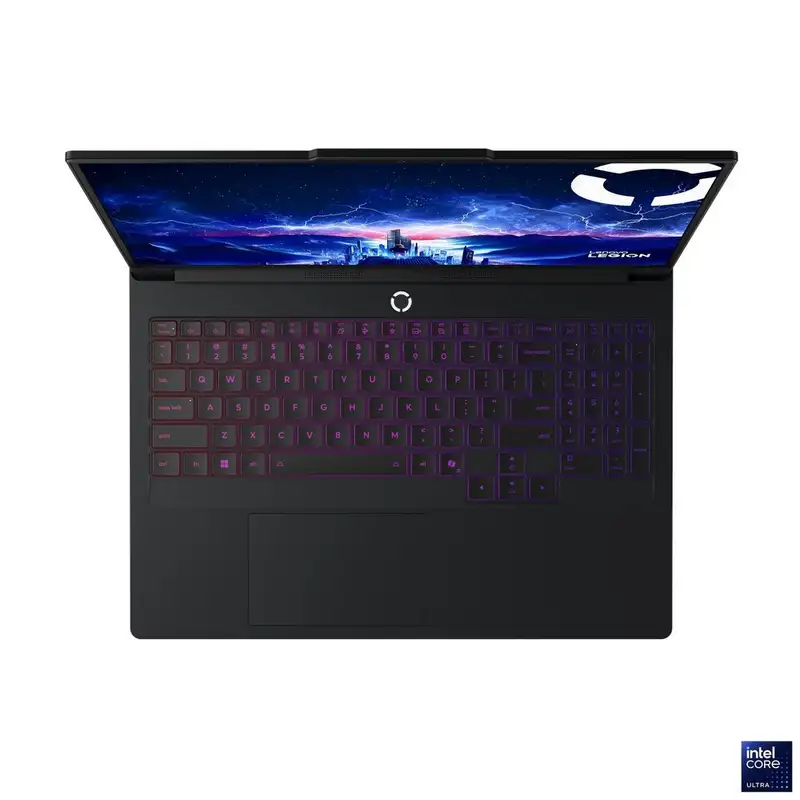 LENOVO Legion Pro 7 16IAX10H, 16" WQXGA, Intel Core Ultra 9 275HX, 32GB, 1TB, RTX5080-16GB, DOS, Eclipse Black (83F500L1YA)